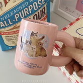 Pink Cute Kitten Mug
